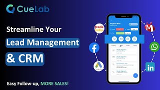 CueLab CRM: Lead Management & CRM App. Easy Follow up, More Sales! #crm #crmsoftware #crmsolutions