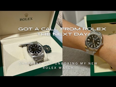 Buying a Rolex watch in 2024 | Full shopping experience and unboxing | Rolex Oyster Perpetual Black