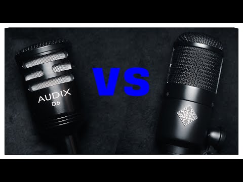 Audix D6 vs. Telefunken M82 | Kick Drum Comparison