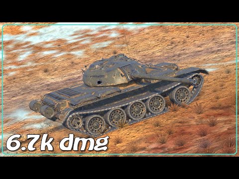 T-54 • 7 frags • 6.7k dmg • WoT Blitz