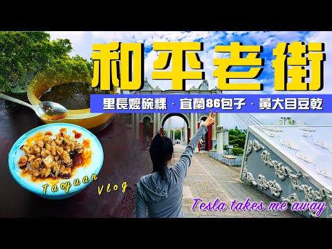 EV Live.13 麗多森林溫泉酒店早餐  電動車友善 大溪老街美食 里長嬤碗稞 宜蘭86手工包子 黃大目 麻糬 花費完整公開 台灣特斯拉帶我走Taiwan free travel 4K Tesla