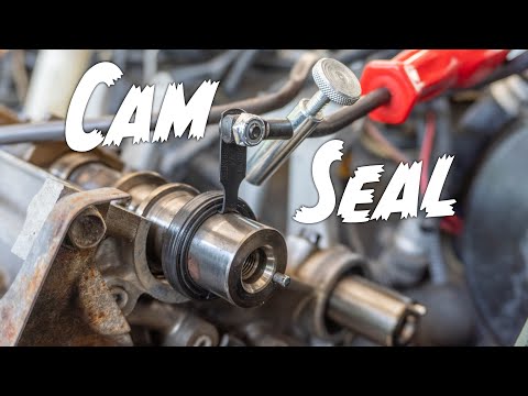 How to REPLACE a Cam Seal! (timing belt + oil leak fix)