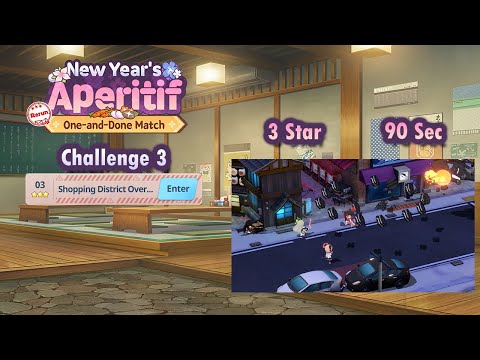 Blue Archive Global - New Year's Aperitif Rerun Challenge 3 (3 Star & 90 Sec Clear)