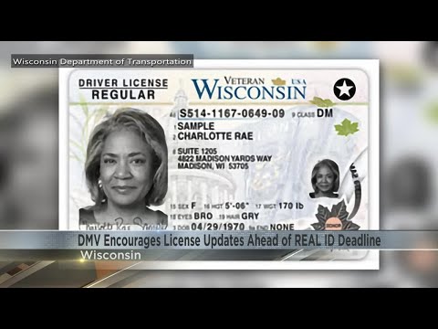 Wisconsin DMV encourages driver license updates ahead of REAL ID deadline