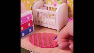 Cute - DIY Cute Miniature Cardboard House with Baby's Room #creativeplaytime #diycrafts #diy