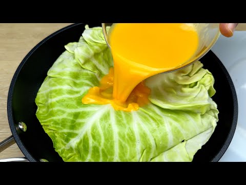 Just pour eggs over the cabbage and the result will be fantastic! 2 cabbage recipes! # 272