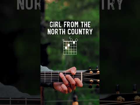 Girl From The North Country Bob Dylan Johnny Cash Guitar Tutorial // Bob Dylan Guitar Lesson