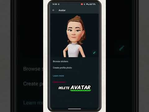 How to delete WhatsApp avatar #whatsapp #whatsappavatar #android #tech #howto