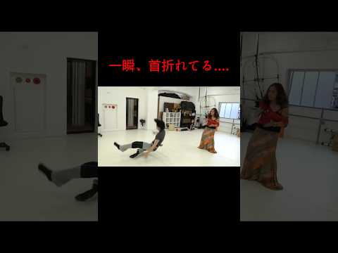 【事故映像】バレエの練習中、首折れかけた