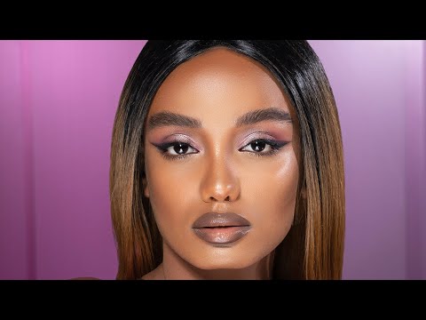 Sparkling Cat Eye makeup ft the NEW LOVE FACE PALETTE | Natasha Denona Makeup