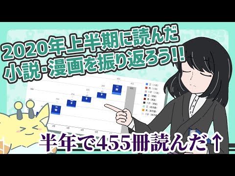 【本棚紹介】2020年上半期に読んだ小説・漫画を振り返ろう!!