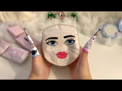 ☁️Tutorial☁️ Roblox 로블록스 Skincare Baddies ASMR Satisfying✨Makeup💄paperdiy paperplay