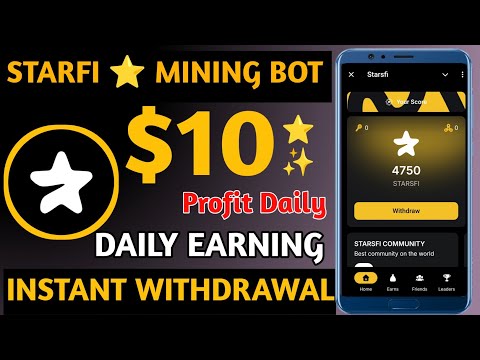 Starfi Airdrop | Starfi Mining Bot ! New Mining App 2024 | New Mining App today ! New Mining App |