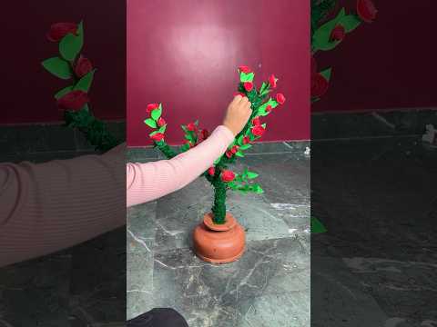 Flower Decorative Piece Craft #short #reel #viral #trending #youtubeshort #floraldecor #decorideas