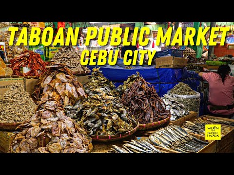 THE BEST DRIED FISH MARKET IN THE PHILIPPINES | TABOAN PUBLIC MARKET CEBU | WHEN IM BORED I WALK