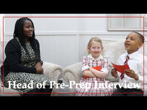 Pre-Prep Pupils Interview the New Head of Pre-Prep