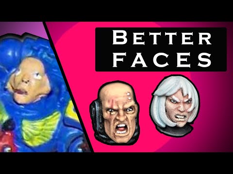 Secrets of Painting AMAZING FACES | Painting Faces for Warhammer