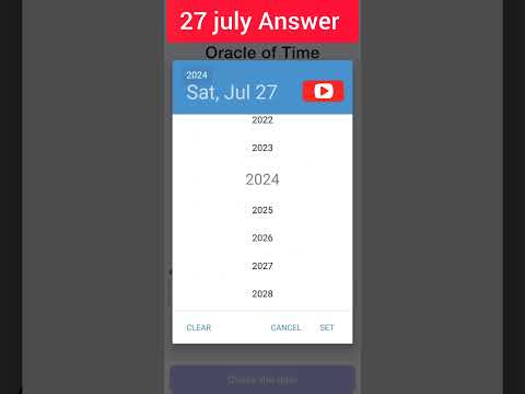 time farm answer today 27 july | time farm oracle of time answer today