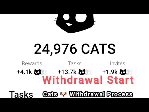 Cats $Cats 🐶 Withdrawal Process On BitGet Exchange | Same Process For Other Exchange