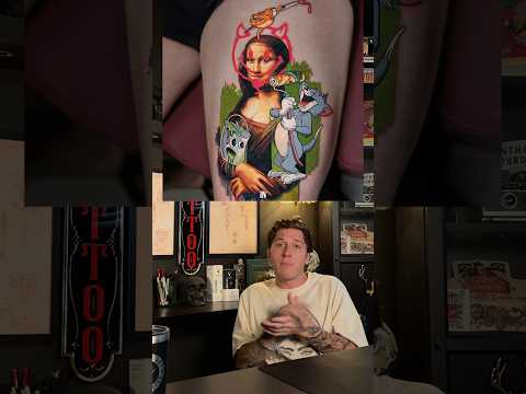 Pop Art Tattoos💥 #shortvideo