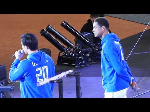 歌うま王決定戦👑尾崎豊「I LOVE YOU」を熱唱🎤万波中正＆上原健太Fフェス 北海道日本ハムファイターズエスコンフィールド北海道