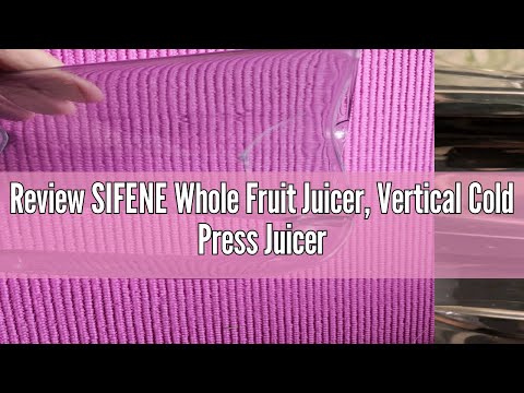 Review SIFENE Whole Fruit Juicer, Vertical Cold Press Juicer, Juice Maker Extractor with 3.2" Big Mo