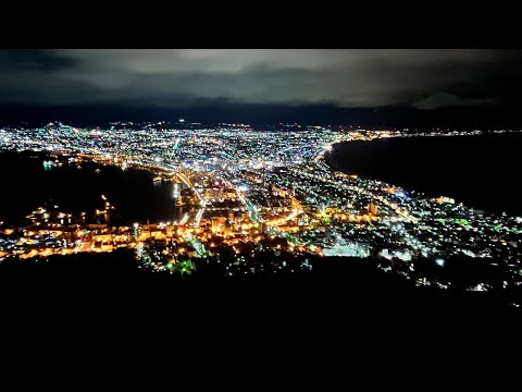 函館の夜景を見ながら函館ナンバーワンスイーツを食べる生配信