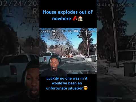 House had a bomb in it so it exploded..#fypyoutube#fyp#longshorts#reactionvideo#trending#explosion