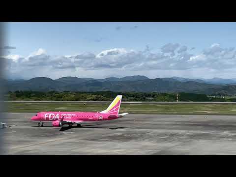 【静岡県】富士山静岡空港 飛行機の着陸と離陸