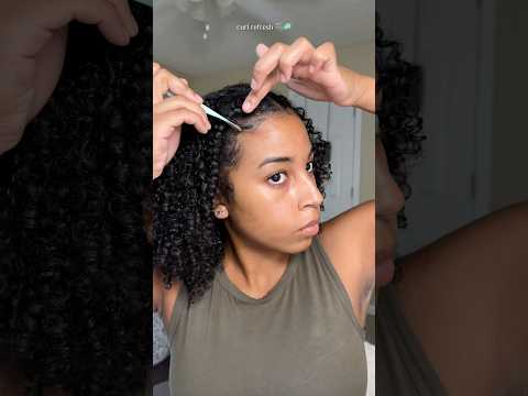 curl refresh 🫧🧼 #curlyhairstyles #curly #curlyhair #naturalhair #kayyyvonne #haircare