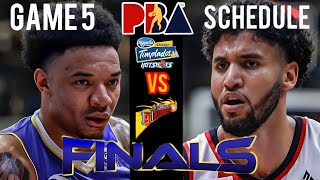 PBA FINALS GAME 5 SCHEDULE | MAGNOLIA vs SAN MIGUEL | PBA COMMISSIONERS CUP 2023-24