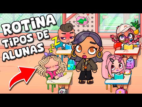 ROTINA TIPOS DE ALUNAS NA ESCOLA | AVATAR WORLD ROTINAS e HISTÓRIAS