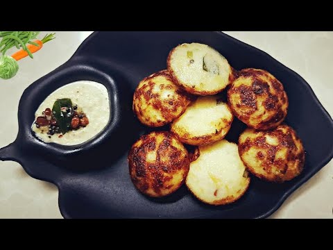 Instant Breakfast Recipe | Masala Paniyaram | Vegetable Paniyaram | Easy & Quick | Instant Breakfast