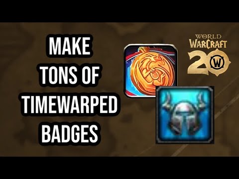 HOW YOU CAN FARM TONS OF TIMEWARPED BADGES WITH EASE DURING THE 20TH ANNIVERSARY & WHY YOU SHOULD