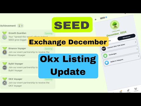 Seed Mining Airdrop Eligibility |SEED বেশি বেশি ইনকাম করুন!How To Increase SEED Point | SEED Withdra