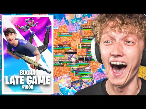 I Hosted a $1000 BUGHA LATE GAME Tournament In Fortnite! (it's back)