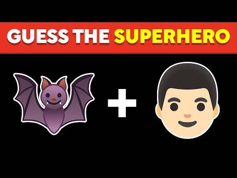 Guess the Superhero by Emoji? 🦸‍♂️ Emoji Quiz 2024