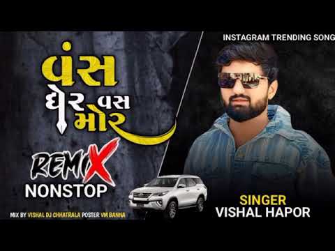 વંશ ઘેર વંશ મોર | gujrati new song 2024 | dj remix song gujrati | Vishal hapor song