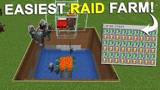 Minecraft EASY Raid Farm BEST DESIGN For Insane Loot 1.21.4 Tutorial