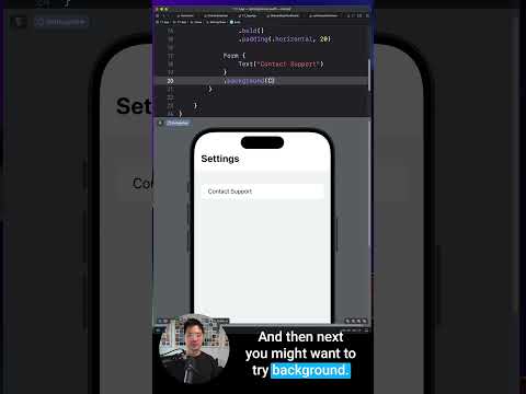 How to change the background color on a SwiftUI Form view #swiftui