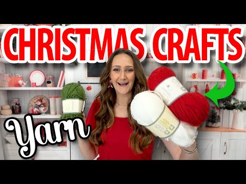 Brilliant ways to use YARN for your Christmas Crafts! 2024