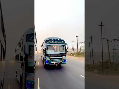 New bs6 sleeper luxurious bus | bharat express | #tranding #4k #travel #shorts