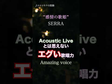 【エグ】アコースティックとの相性抜群の歌声 #おすすめ #SERRA #エルマキナの鼓動 #ライブ #acoustic #piano