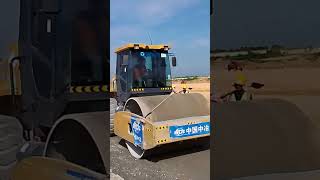 Paving P209 process at runway #truck #tractor