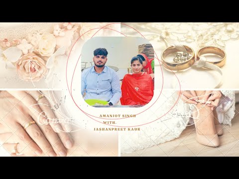 Live Shoot  Ring Ceremony ( Amanjot  Singh With Jashanpreet  Kaur ) Laddi Studio Loharan 9872875689