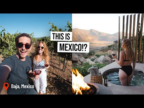 We Found Mexico’s HIDDEN Wine Country! 😍 Luxury Villa TOUR + Exploring Valle De Guadalupe! (Baja)