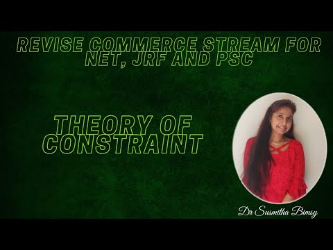 THEORY OF CONSTRAINTS