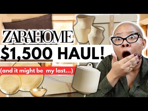 The $1,500 Zara Home Unboxing I Was So excited About (And I'm Disappointed...)