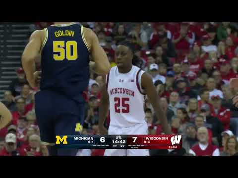 Highlights vs Michigan || Wisconsin Basketball || December 3, 2024