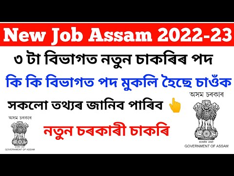 New Job Assam 2022-23 | Lot Mandal Jobs, Namti College Recruiting & Handique Girls College New Job